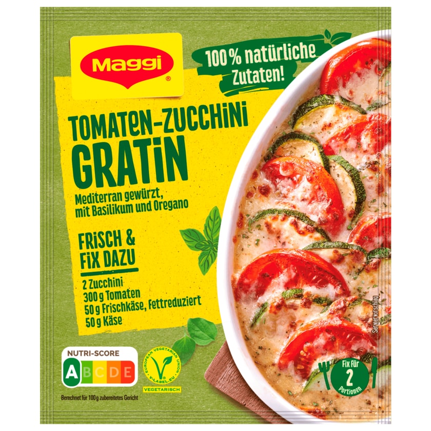 Maggi Natürlich & Bewusst für Tomaten-Zucchini-Gratin 33g